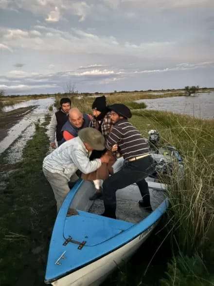 Rescataron y asistieron a una mujer en una zona rural del interior de Corrientes